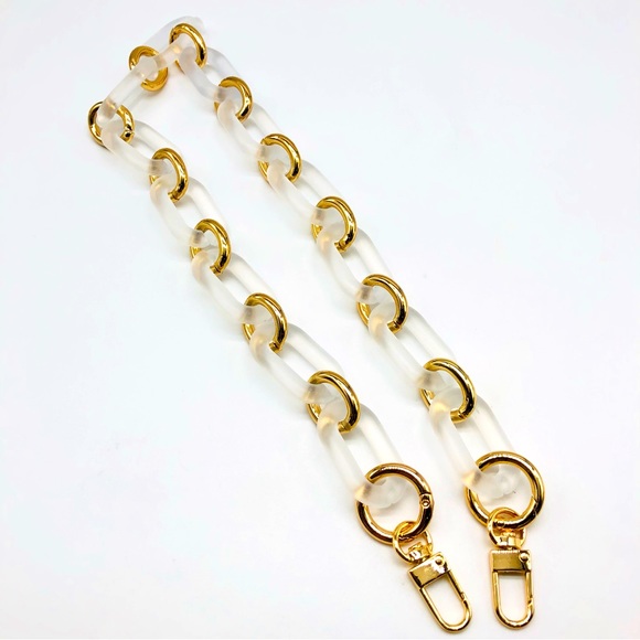 Accessories - Clear Acrylic Chain Bag Strap